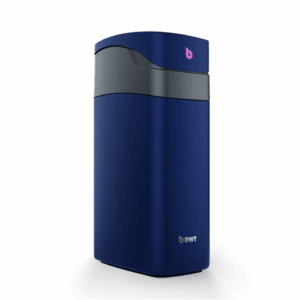 Niebieska stacja zmiękczania wody BWT PERLAMAT 25